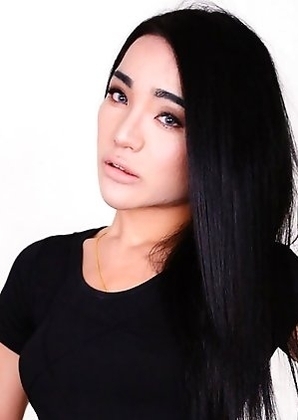 Watch this hot tgirl Yuri seduce her way to your cocks wearing only her stockings. She may be skinny but she has big tits and a big hard cock that wil