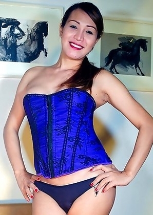 Lulay Abbie in Blue corset!