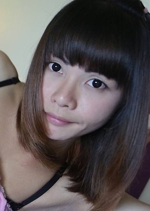 Young Asian shemale Bee gets ass and mouth used by white stud