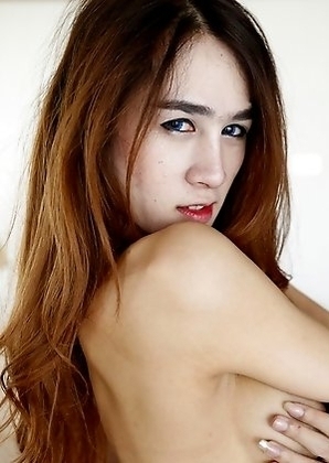 20yo busty Thai ladyboy Four gets a facial after fucking white cock