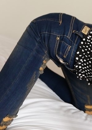 20yo Thai ladyboy Yuki gets cum covered by big white cock