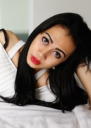 Hot Thai ladyboy Sweetie gets ass reamed by big white dick