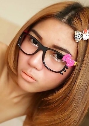 Skinny ladyboy May shows off wild side in Bangkok hotel