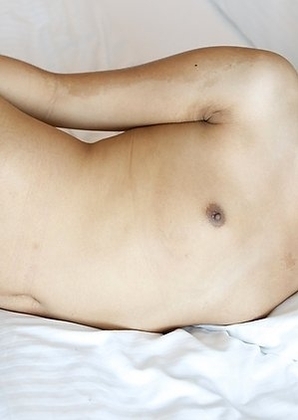 19yo Thai ladyboy Donut gets ass filled with a big white cock