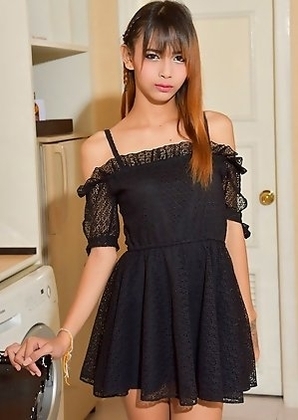 Bly is a very pretty tgirl with a sexy slim body, small natural tits, a nice firm bubble butt and a delicious small uncut cock!