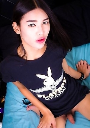 Kam is a stunning tgirl with a sexy slim body, small natural breasts, a hot ass and a delicious uncut cock!