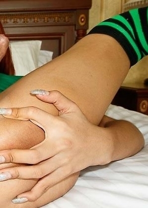 Many No Condom Green Blouse and Socks