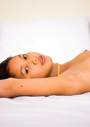 Small teen Ladyboy Lee displays her delicious puckered anus